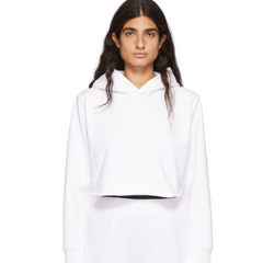 MM6 Maison Margiela  白色棉质连帽衫