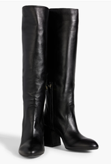 STUART WEITZMAN 亮面皮革过膝靴