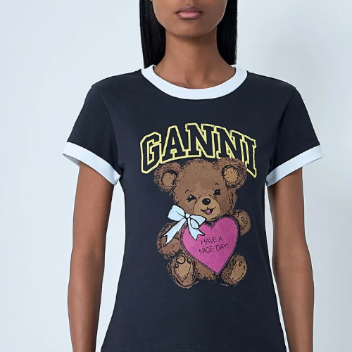 Ganni 小熊 T恤
