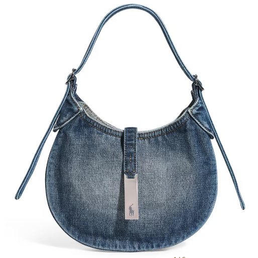 蔡卓妍同款！Polo Ralph Lauren 小号 单宁牛仔 单肩包