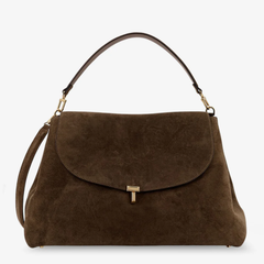 TOTEME T-Lock 麂皮单肩包