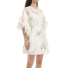 2件额外8.5折！ZIMMERMANN 花卉蕾丝连衣裙