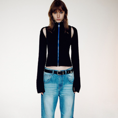 SSENSE：Open YY 潮流专场 绞花针织连帽围巾$170