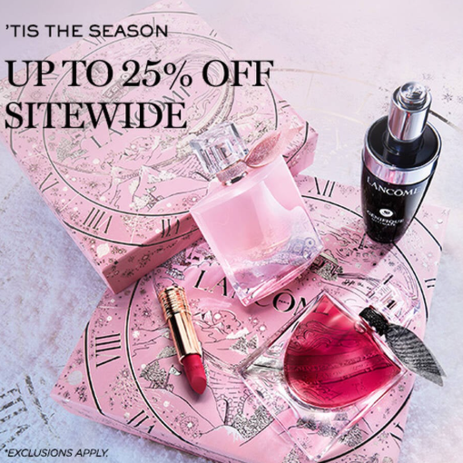 Lancome 兰蔻美网：节日促销 入小黑瓶精华、粉水