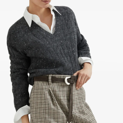 Brunello Cucinelli 绞花针织毛衣