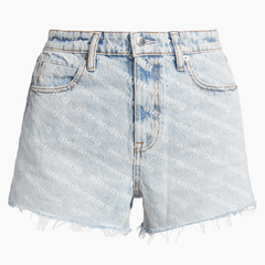 宋雨琦同款！Alexander Wang 印花牛仔裤