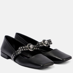 VERSACE 范思哲 Gianni Ribbon 芭蕾舞平底鞋