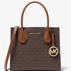 Michael Kors mercer 中号老花斜挎包