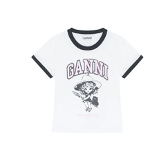 GANNI 小魔女印花T恤