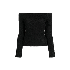 GANNI 一字肩上衣