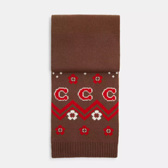 Coach 蔻驰费尔岛针织围巾
