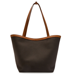 The Row Park Three 皮革饰边手提包