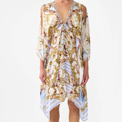 Camilla 短款长袍式连衣裙