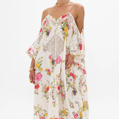 Camilla 细肩带长袍