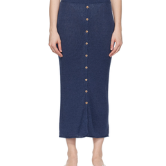 Baserange 蓝色 Drip 半身裙