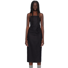 Baserange 黑色 Yumi Apron 连衣裙