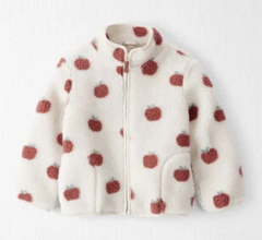 Little Planet 印花毛绒外套