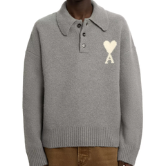 返$125礼卡！AMI ADC Polo 毛衣