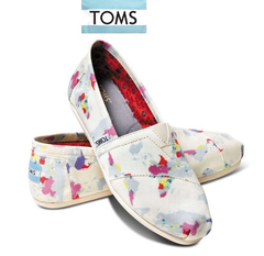 TOMS Shoes：精选热卖鞋履、配饰可享$10 OFF