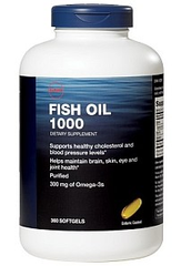 GNC Fish Oil 1000 360 Softgel Capsules 健安喜深海*油，360粒，现仅售$9.99！