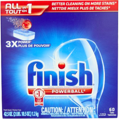 Finish Powerball Tabs洗碗机清洁球$14.18