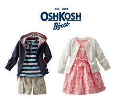    OshKoshBGosh.com：全场童装低至4折+满$40额外75折+免运费