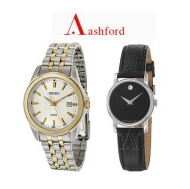        Ashford: 品牌手表超高可省$250或享8折