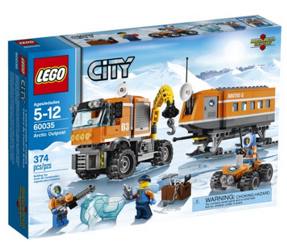   LEGO乐高城市系列60035北极考察站玩具  好价$35.99