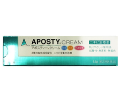  14年版日本 Aposty cream  祛痘克星不留*弱酸性痘痘*膏15g  折后950日元（约50元）