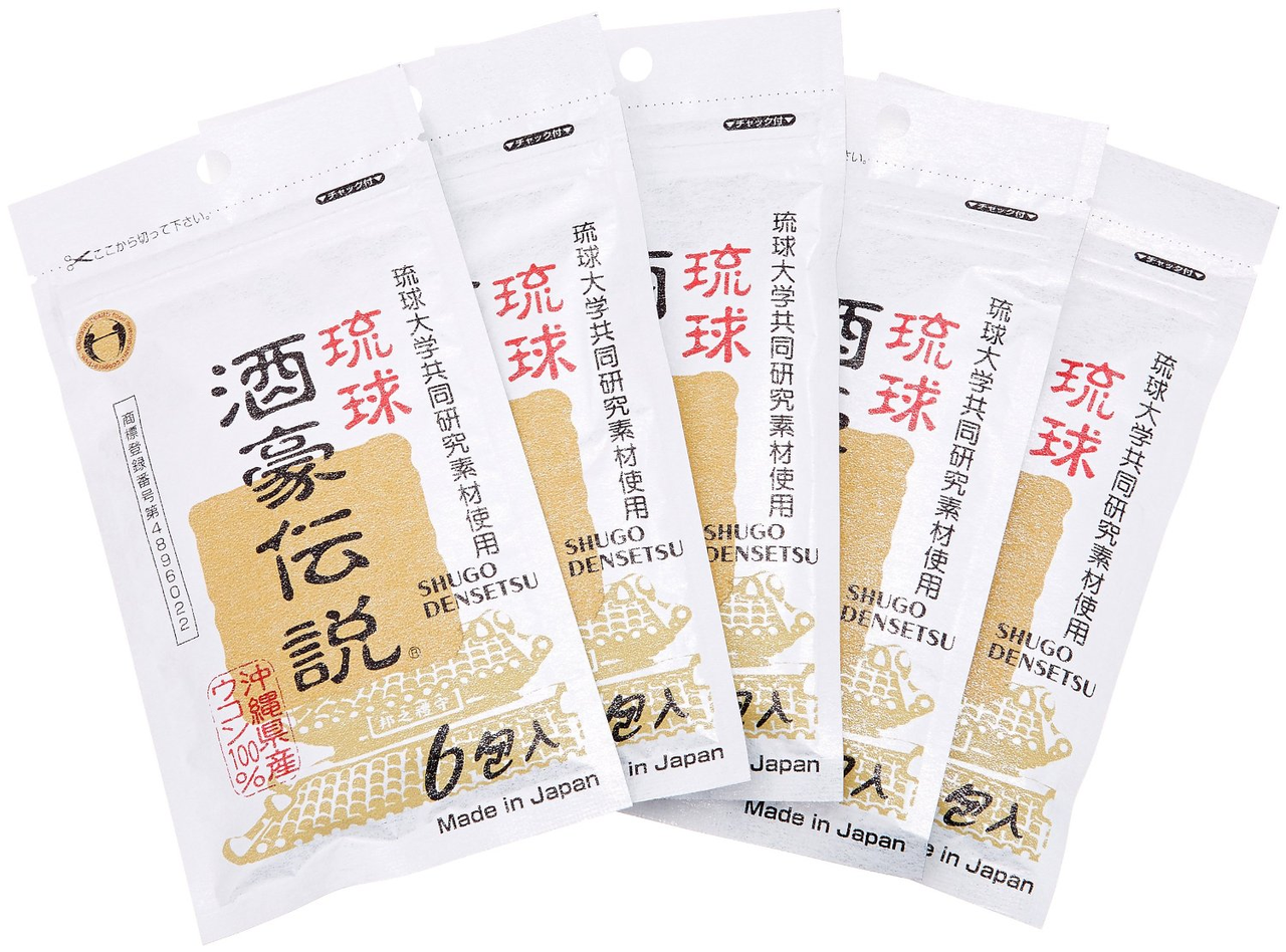    冲绳 琉球酒豪传说 姜黄解酒护* 共5袋  现5折 3019日元（约157元）