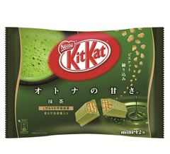   雀巢 KitKat 抹茶味巧克力威化饼干 12枚装 429日元(约21.9元)