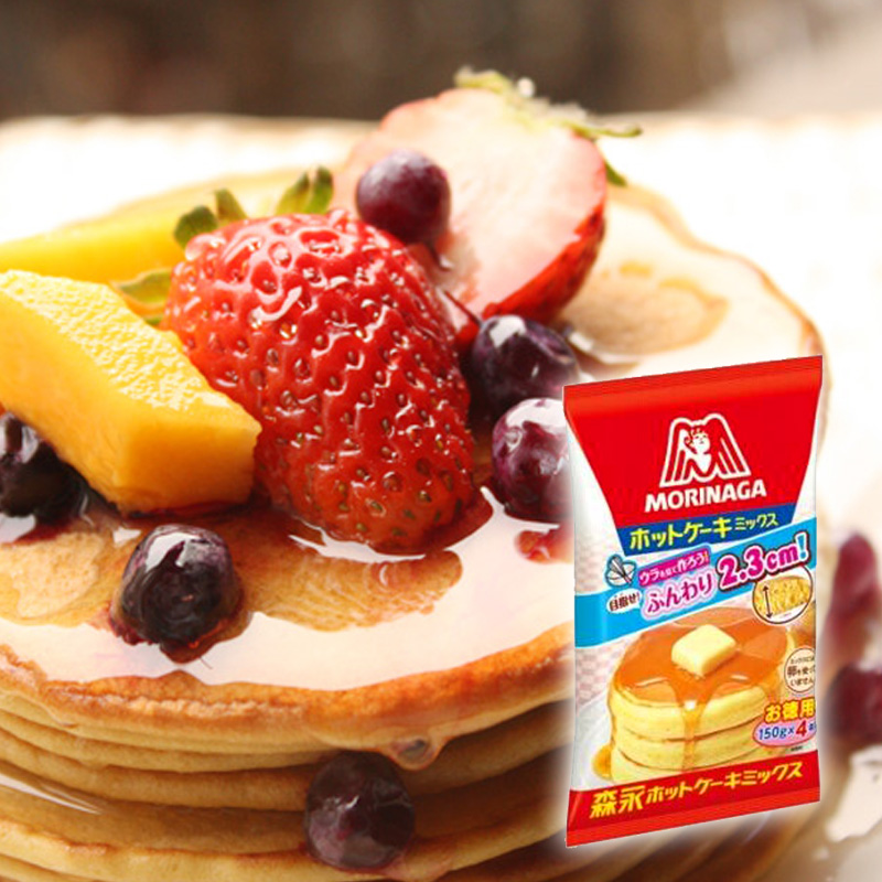   森永 Hotcake mix 薄煎饼松饼粉150g*4袋入 340日元（约17元）
