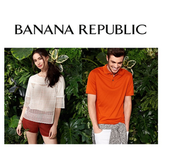   Banana Republic：全场服饰等享7折