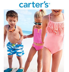    Carter's：卡特官网Doorbuster特卖 儿童泳装$10！拖鞋$2！