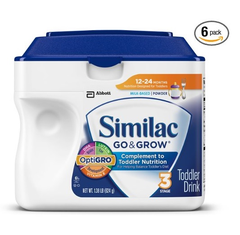  Similac美国雅培3段（12-24个月）配方奶粉6罐装 $119.64（约754元）