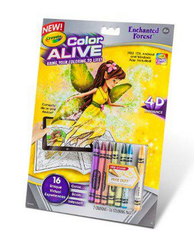  Crayola  绘儿乐 仙女森林系列蜡笔画 $4.38（约25元）