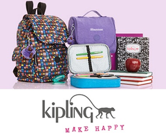  Kipling：开学季！箱包配饰 低至6折啦！