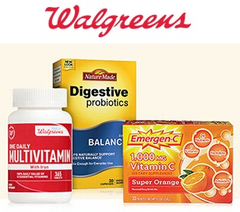       Walgreens：精选维生素和补充剂低至5折特卖