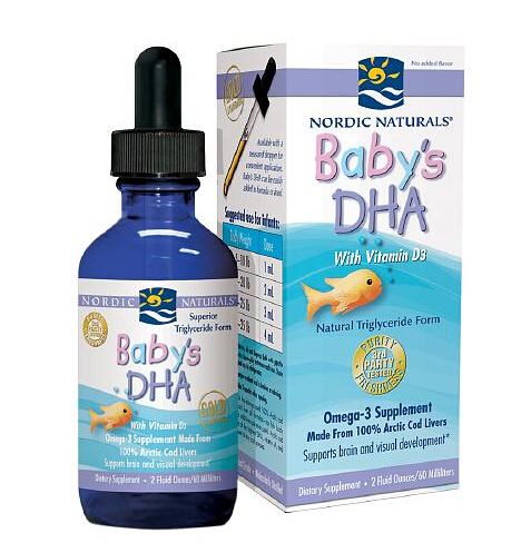 nordic naturals 婴幼儿鳕鱼肝油滴剂dha 60ml