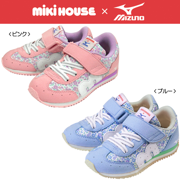 乐天 Mikihouse和Mizuno 儿童运动鞋 2色 7776日元（约390元）