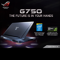ASUS 华硕 ROG 玩家国度 G750 17.3寸 游戏笔记本电脑 $949.99（约5899元）
