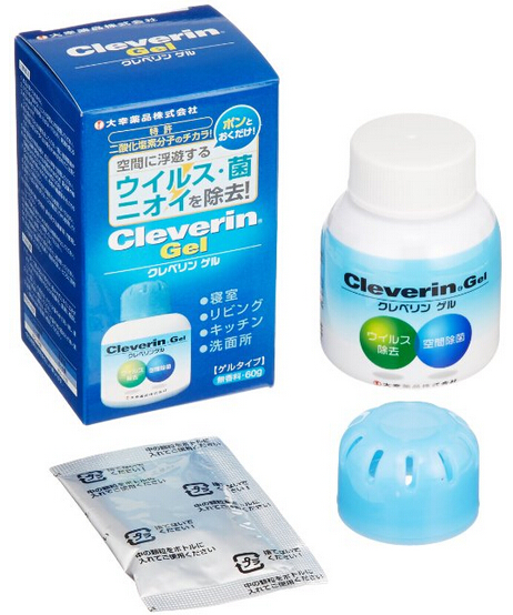 Cleverin Gel 空气*净化啫喱 *除甲醛  60g 6.5折700日元（约36元）