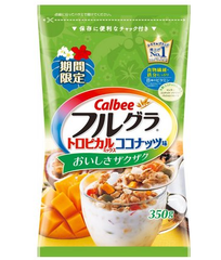 Calbee卡乐比营养水果麦片限定版椰肉芒果 540日元（约28元）