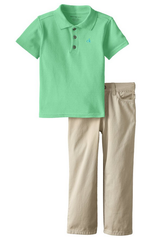 Calvin Klein 男童夏季POLO衫套装 $10.31（约66元）