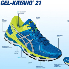 Asics 亚瑟士 GEL-Kayano 21 男/女款支撑系跑鞋 低至$59.99（约383元）