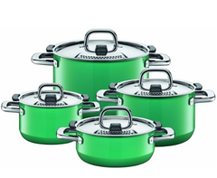 【德亚直邮】Silit 带盖锅具 4件套 绿色 新低290.54欧（约2062元）