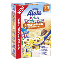 Alete 婴幼儿香蕉巧克力麦片 450g*6盒 19.5欧（约135元）