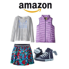 Amazon：精选CK、Nautica等大牌女童两件套 *高$30