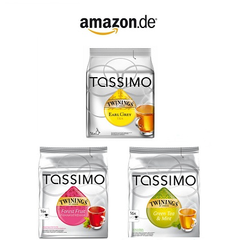 Tassimo Twinings 茶品胶囊 16粒*5袋 19.95欧起（约140元）