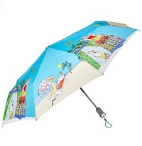 Totes 城市风景系列 一键自动开合晴雨伞 $16.72（约109元）